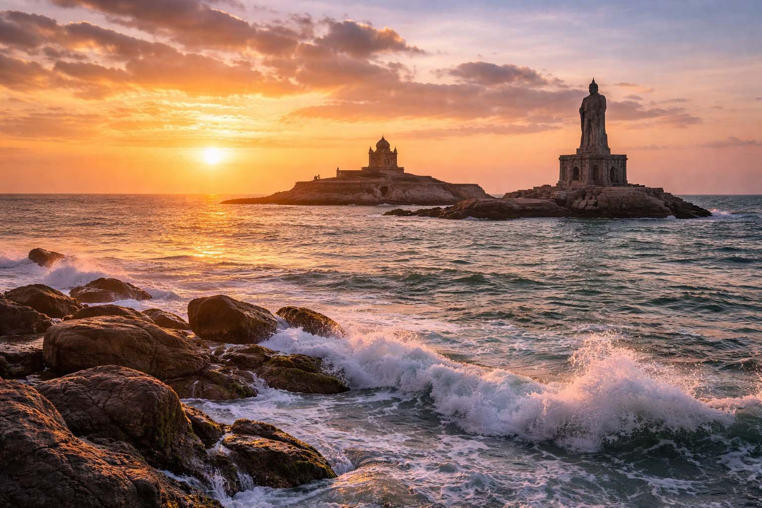 Kanyakumari View - Maha Tours and Travels